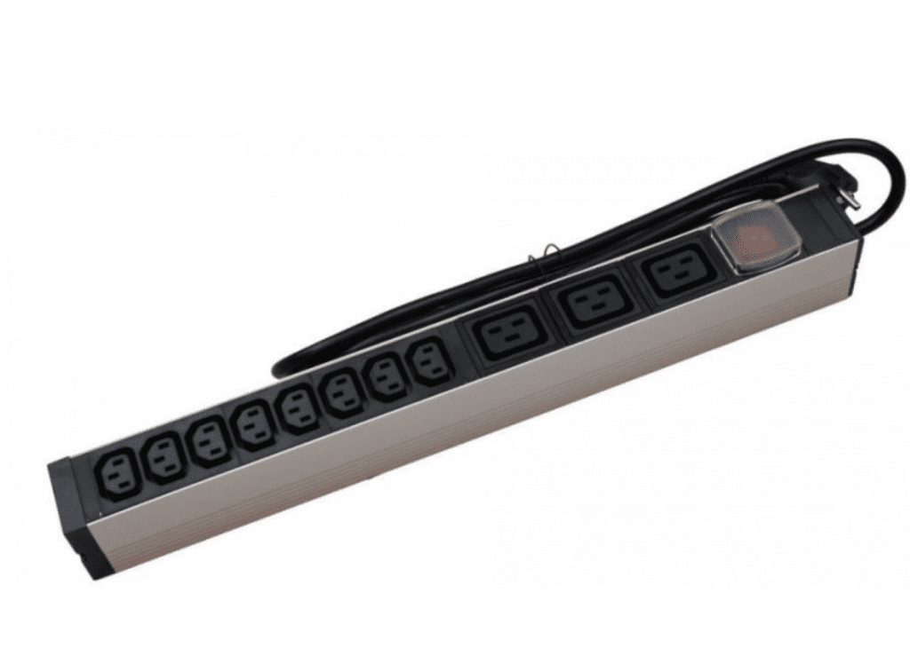 Regleta Con Interruptor Por Canal Dispatch - 8 Salidas Enracables, Control Individual De Enchufes
